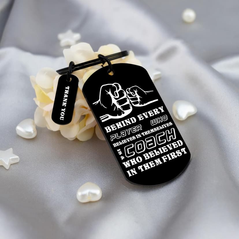 Coach Gifts for Men Coach Appreciation Gifts Basketball Coaches Gift Best Coaches Keychain Thank You Gift for Basketball Soccer Volleyball Softball Baseball Team Birthday Thanksgiving Cheer Keyring