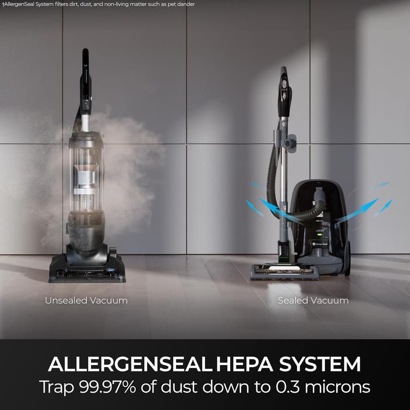 Kenmore BC3006 400 Series Pet Friendly Lightweight Bagged Canister Vacuum Cleaner 2-Motor Design with Hair Eliminator Brushroll, HEPA Filter, LED Headlight, Extended Wand and Auto Cord Rewind