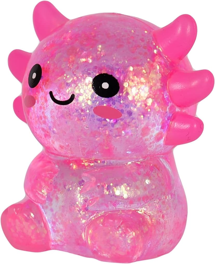 Non-toxic soft TPR, slow rebound, satisfying squeeze, sensory stress relief toy for kids & adults Axolotl Squishy Stress Ball, Soft TPR Fidget Toy for Kids Adults B0GGY5PZZX