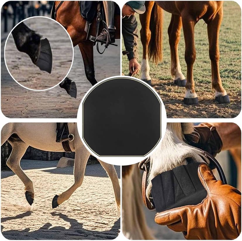 EPICHORIZON 12 Pack Horse Hoof Tape Cotton Strong Sticky Horse Hoof Wraps Simple, Breathable Hoof Packing for Hoof Wound Management and Laminitis Abscess Relief Additional Protection for Horse Hoove