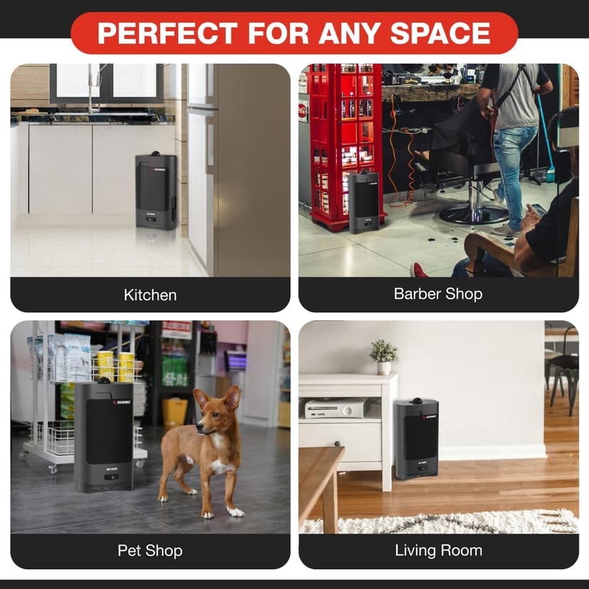 1400W Touchless Automatic Vacuum Dustpan – Motion Sensor Hands-Free Electric Dustpan for Pet Hair Dirt & Debris – Powerful and Energy Efficient Cleaning Solution for Home Kitchen & Office