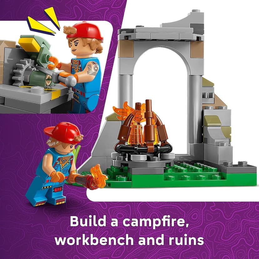 LEGO Fortnite Peely & Sparkplug’s Camp Kids Toy - Pretend Play and Video Game Building Set for Girls & Boys, Ages 7+ - Fortnite Toy Figures Peely, Sparkplug, & More - Gift Idea for Birthdays - 77075 B0DRW647G6