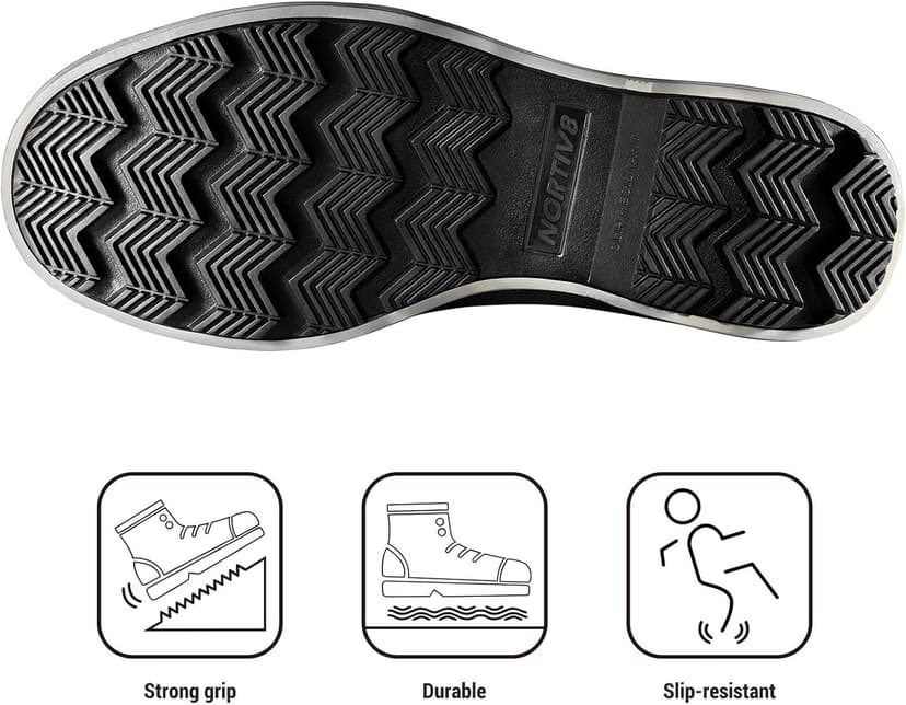 NORTIV 8 Men's Insulated Waterproof Winter Snow Boots Warm Outdoor Boots for Cold Weather