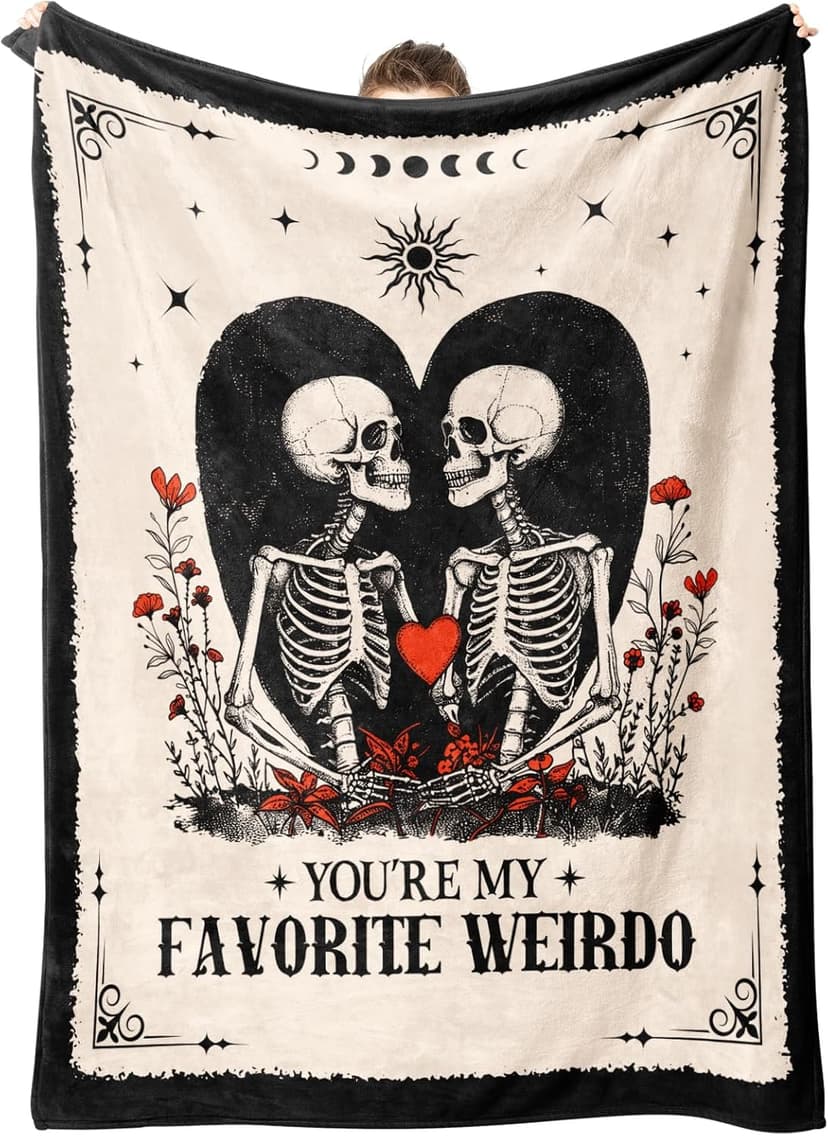 Gifts for Him Her, Wedding Anniversary Blanket for Women Men, Birthday Gifts for Boyfriend Girlfriend, I Love You Gift, Engagement, Wedding Gift for Wife, Husband, Couple, 60"X50"