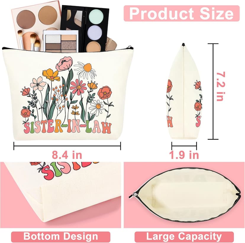 Sister In Law Gifts, Christmas Birthday Mothers Day Unique Gifts for Sister In Law Basket Set of 6