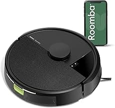 iRobot Roomba 104 Vac Robot Vacuum - Intense Power-Lifting Suction, Smart & Fast Home Mapping, Ideal for Pet Hair, LiDAR Navigation, Multi-Surface Cleaning, Cleans in Neat Rows, Self-Charging