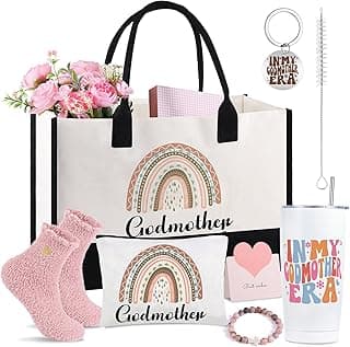 Godmother Proposal Gift Set, Will You Be My Godmother Gifts, God Mother Gifts Ideas Include Insulated Tumblers Mothers Day Christmas Birthday Baptism Present for Women Mom