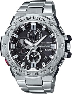Casio Men's GST-B100D-1ACR G-Shock Analog Display Quartz Silver Watch