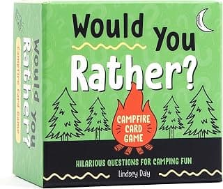 Would You Rather? Campfire Card Game: Hilarious Questions for Camping Fun and Outdoor Adventures B0G8XNNYVC