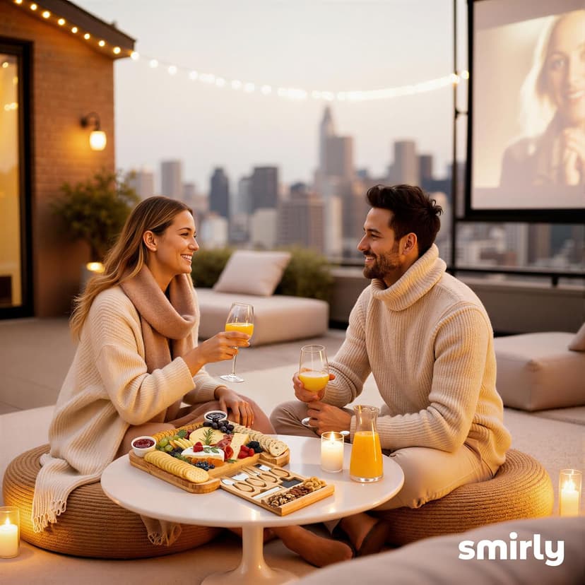 SMIRLY Charcuterie Board Set - Large Bamboo Cheese Board for Serving - House Warming Gifts New Home, Wedding & Bridal Shower Gift, Birthday Gift for Women