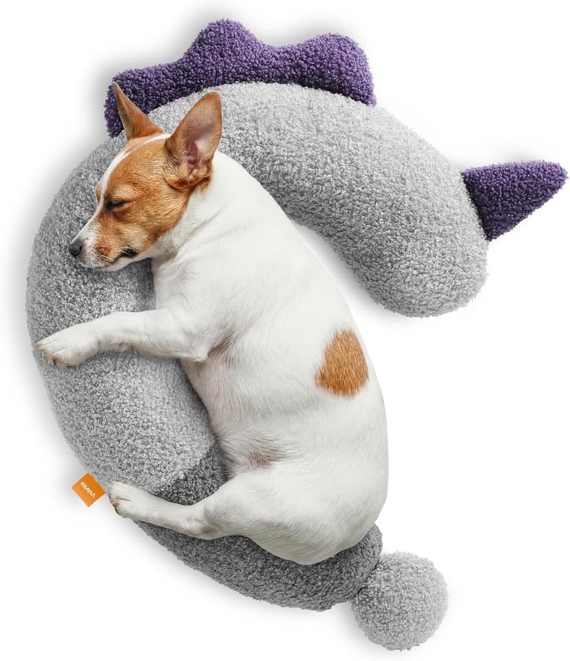 for Better Sleep, Reduces Anxiety, Gift for Small/Medium/Large Dogs and Cats HiPetpy Dog Calming Pillow-Soft Neck Pillow for Dogs, Washable Sleep Pillow B0DSW42LFY