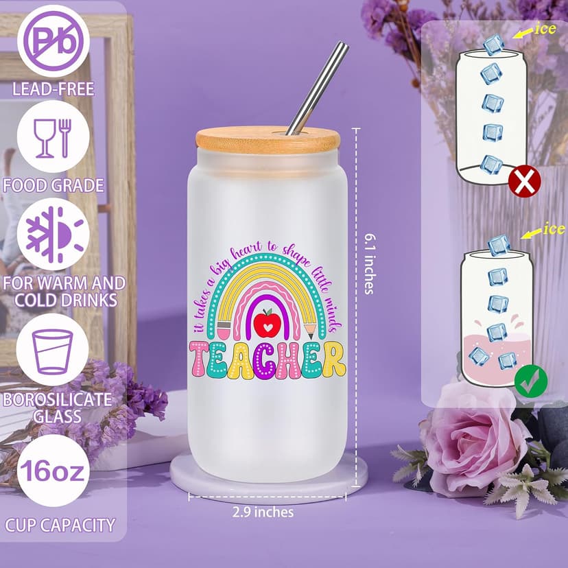 Teacher Gifts for Women, Thank You End of Year Appreciation Gifts for Teachers from Student Set of 9