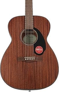 Fender CC-60S All-Mahogany Concert Acoustic Guitar, Natural