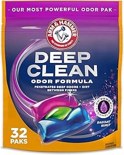 ARM & HAMMER Deep Clean Odor Formula Laundry Detergent Power Paks, 32 ct.