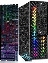 Dell RGB Gaming Desktop Computer, Intel Quad Core I5-6500 up to 3.6GHz, GeForce GTX 750 Ti 4G GDDR5, 16GB Memory, 512G SSD, RGB Keyboard & Mouse, 600M WiFi & Bluetooth 5.0, Windows 11 Pro (Renewed)
