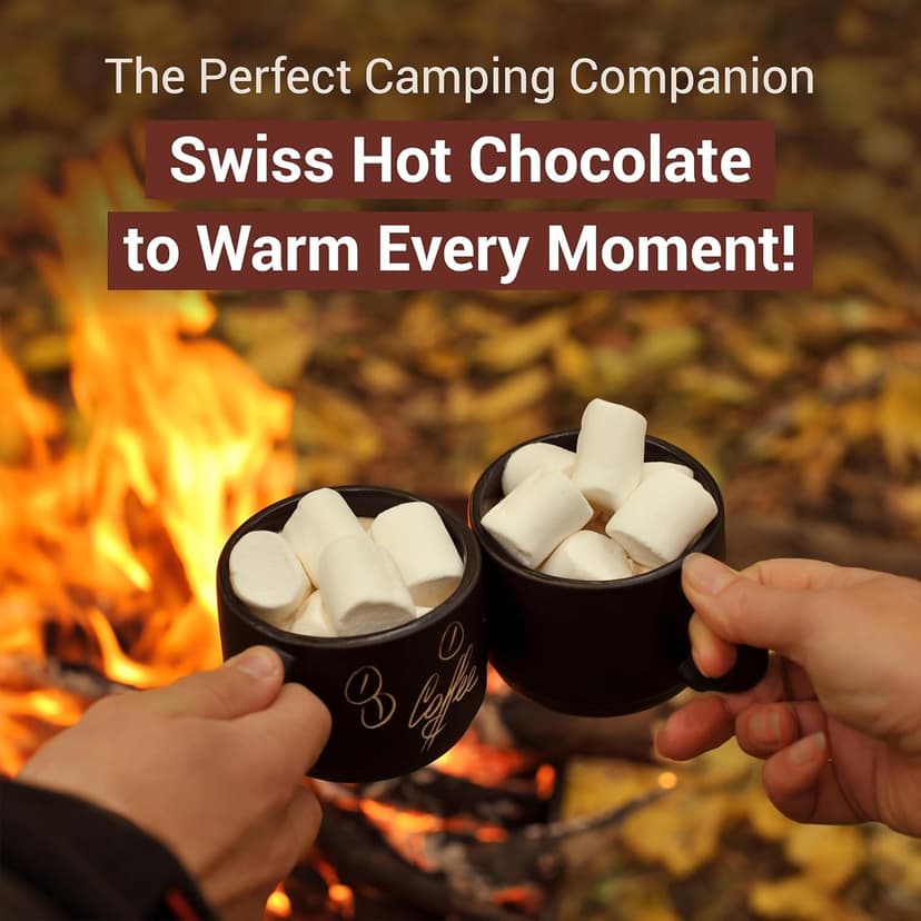 MilkBoy Dairy Free Hot Chocolate Mix - Gluten Free Swiss Cocoa Drink Powder, Vegan Hot Cocoa Mix, Gourmet Swiss Chocolate Drink, Kosher, Rainforest Alliance Certified - 12 oz Can