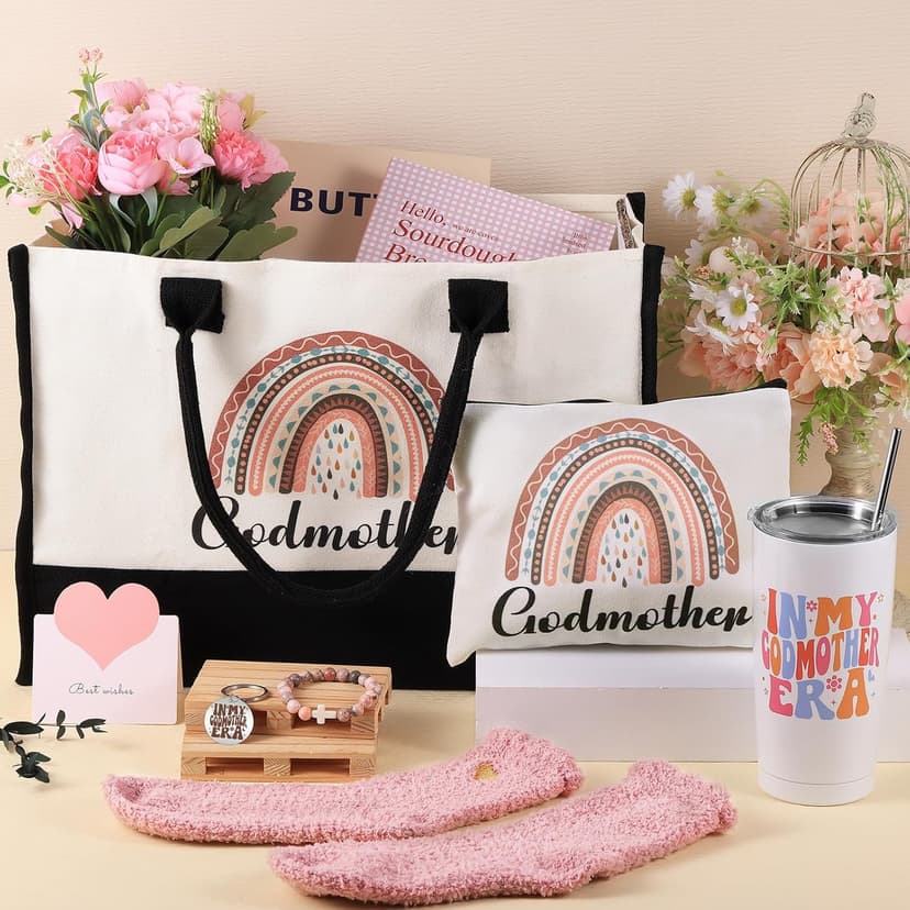 Godmother Proposal Gift Set, Will You Be My Godmother Gifts, God Mother Gifts Ideas Include Insulated Tumblers Mothers Day Christmas Birthday Baptism Present for Women Mom