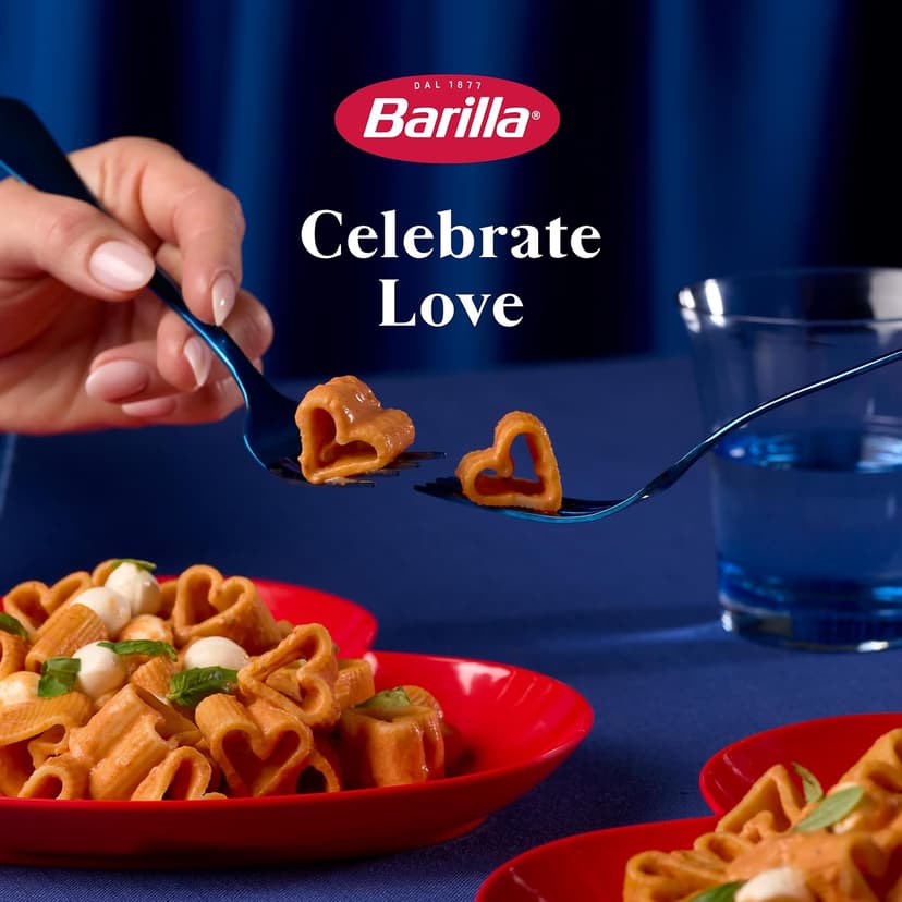 Barilla Heart Shaped Pasta, Non-GMO Kosher Pasta, 12oz. B0CSTBQMJG