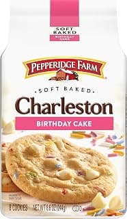 Pepperidge Farm Charleston Birthday Cake Cookies, 8 Soft Baked Cookies, 8.6 oz. Bag