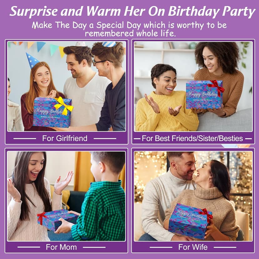 Birthday Gifts for Women - Unique Inspirational Theme Happy Birthday Gift for Her/Friendship/Sister/Best Friend/Mom/Girlfriend/Wife/Teen Girls/Bestie,Gifts for Women