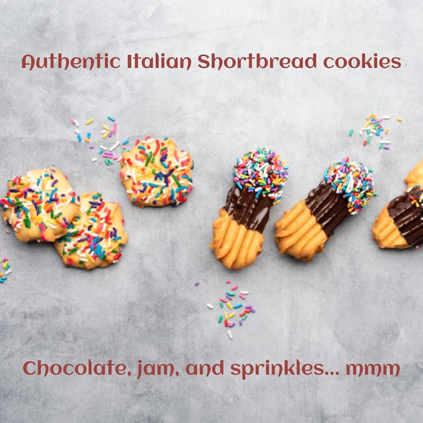 Italian Cookies Gift Basket | Chocolate Covered Cookies | 15 Cookies Individually Wrapped | Fresh Bakery Cookies | Birthday Food Gifts | Gourmet Cookies Gift | Kosher & Nut Free | Stern’s Bakery