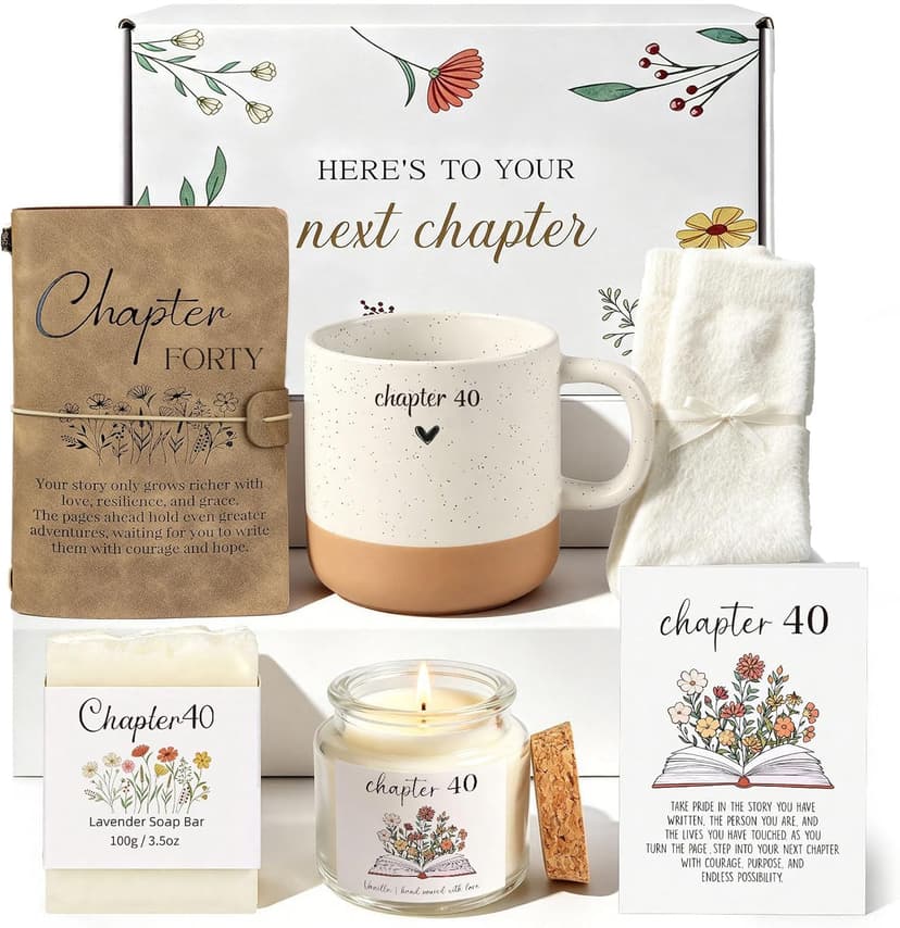 Giftota 40th Birthday Gifts Women, 40 Year Old Birthday Gifts for Women Happy 40th Birthday Gifts for Women Gifts for 40th Birthday Woman Cool 40 Birthday Gift for Her Womens 40 Birthday Gift B0GTQ2D22C