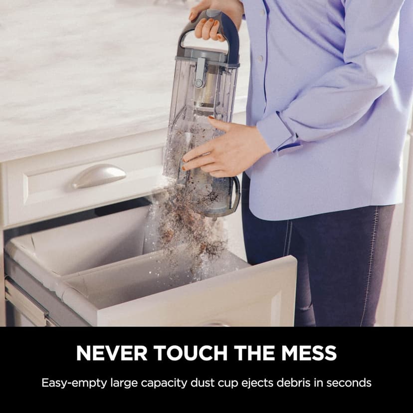 Shark SV1106 Navigator Freestyle Upright Bagless Cordless Stick Vacuum for Carpet, Hard Floor and Pet with XL Dust Cup and 2-Speed Brushroll, White/Grey