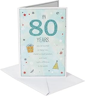 American Greetings 80th Birthday Card (In 80 Years)