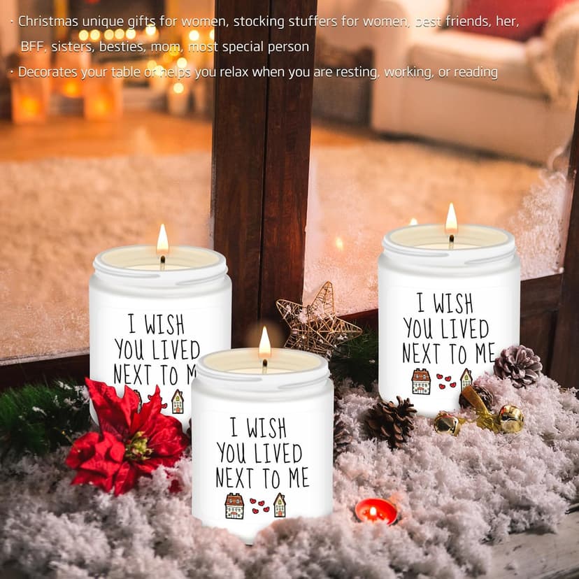 Homsolver Gifts for Women, Birthday Gifts for Women, Unique Friendship Gift for Best Friend Birthday, Her, BFF, Sisters, Besties, Mom - Funny Lavender Scented Candles