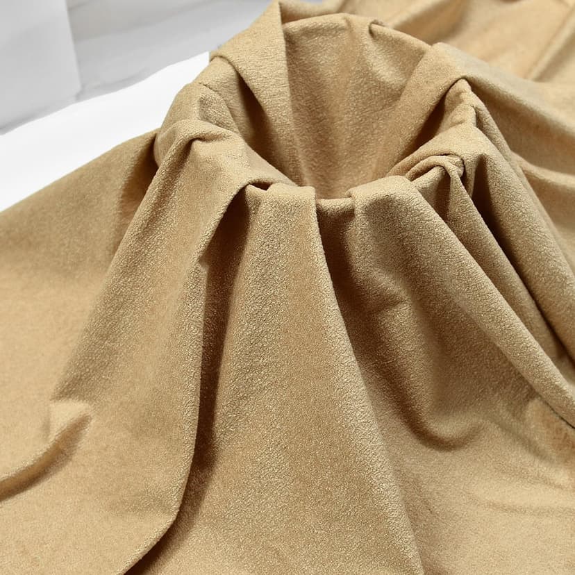 Surf turtle Thick Upholstery Fabric,Plush,Soft and Durable,Cat Scratch Proof for Sofa,Chair,Throw Pillow,Couch Cover Material 36''x60''(Khaki, 1 Yards)