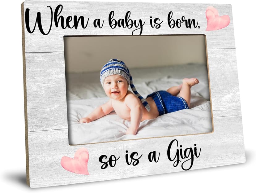 First Time Grandma Gifts, New Grandmother Gifts First Time 2026, Baby Picture Frame, When a Baby is Born So is a Gigi, Photo Frame 8x10 B0FMRQDW9J