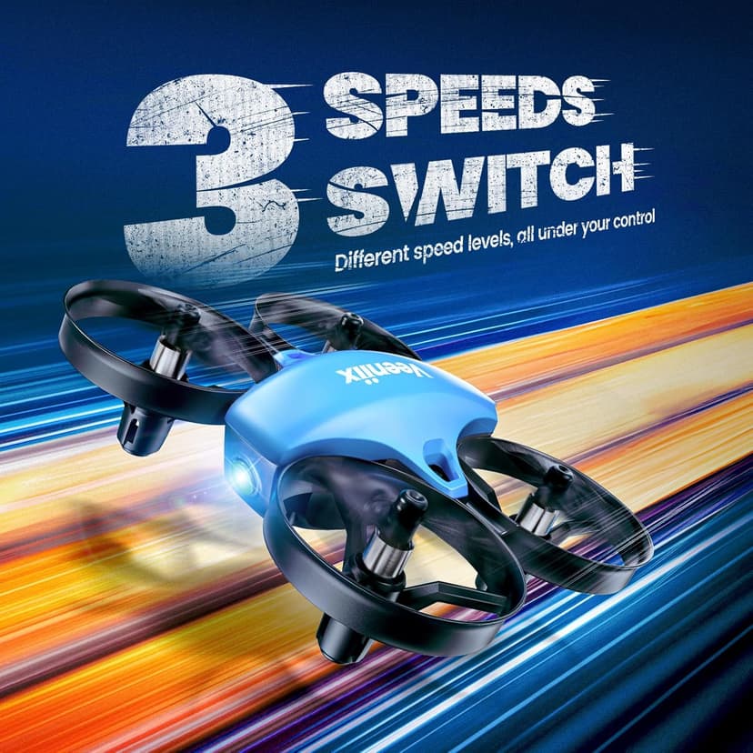 Veeniix V995 Mini Drones for Kids and Beginners,Indoor RC Quadcopter,Small Helicopter Plane with 3D Flips,360° Rotation,Circle Fly,Auto Hover,Headless Mode and 3 Batteries,Gift for Boys and Girls