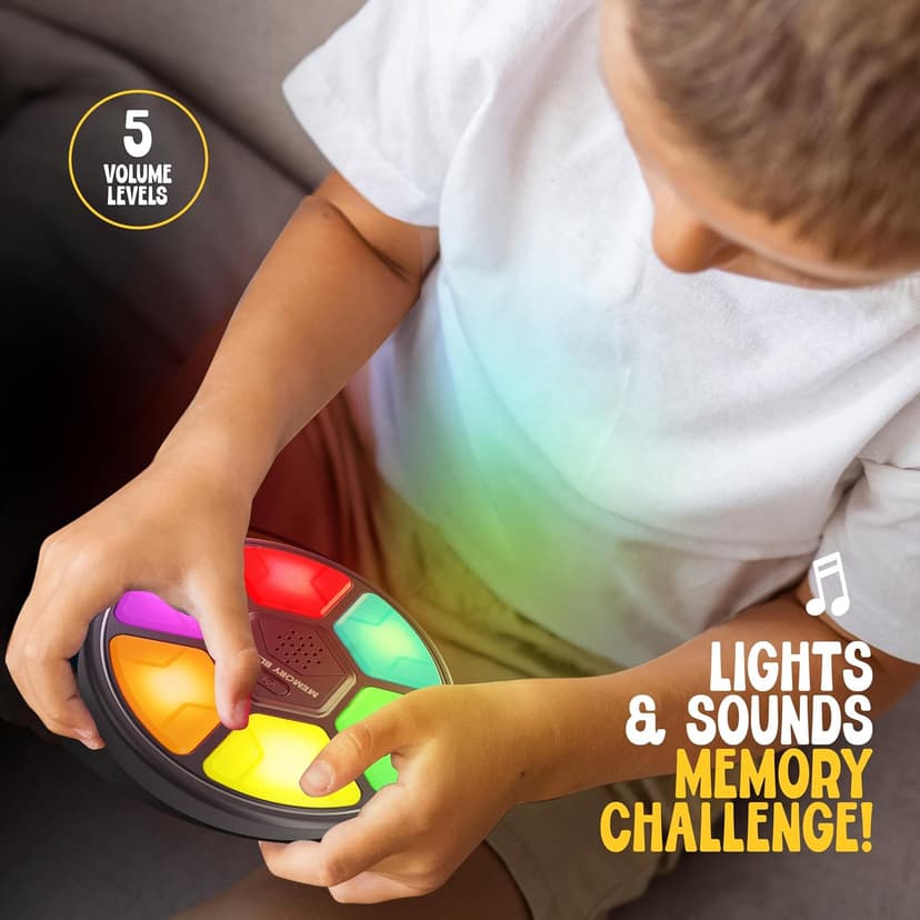 Memory Game for Kids - Gifts for Boys & Girls - 6 7 8 9 10 11 Year Old Boy Birthday Gifts - Kids Games - Toys for 10 Year Old Boy - Car Handheld Travel Games Road Trip for Ages 4-8, 6-8, 8-12 Years