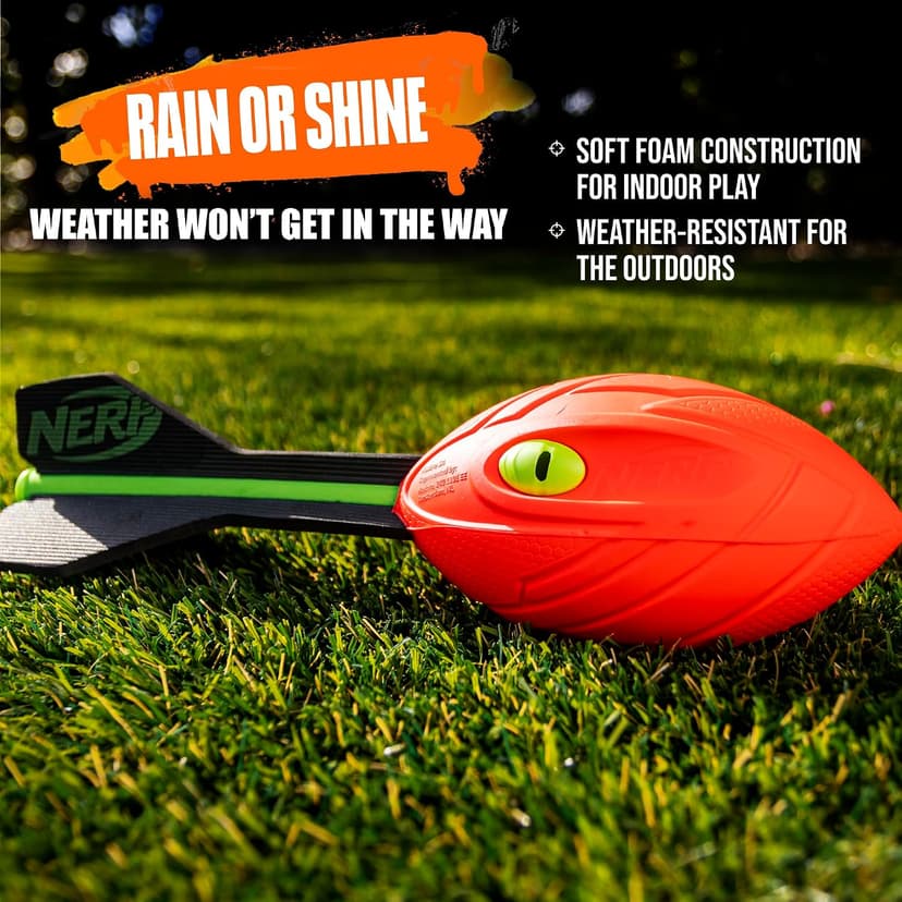 Nerf Vortex Aero Howler Foam Ball, Classic Long-Distance Football, Flight-Optimizing Tail, Whistling Sound, Indoor & Outdoor Fun, Christmas Stocking Stuffers for Kids B08P29SC84