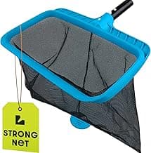 Lime Ultra-Durable Pool Skimmer Net – Deep Fine Mesh for Efficient Leaf & Debris Cleaning, Fits Standard Pool Poles (Net Only, No Pole)