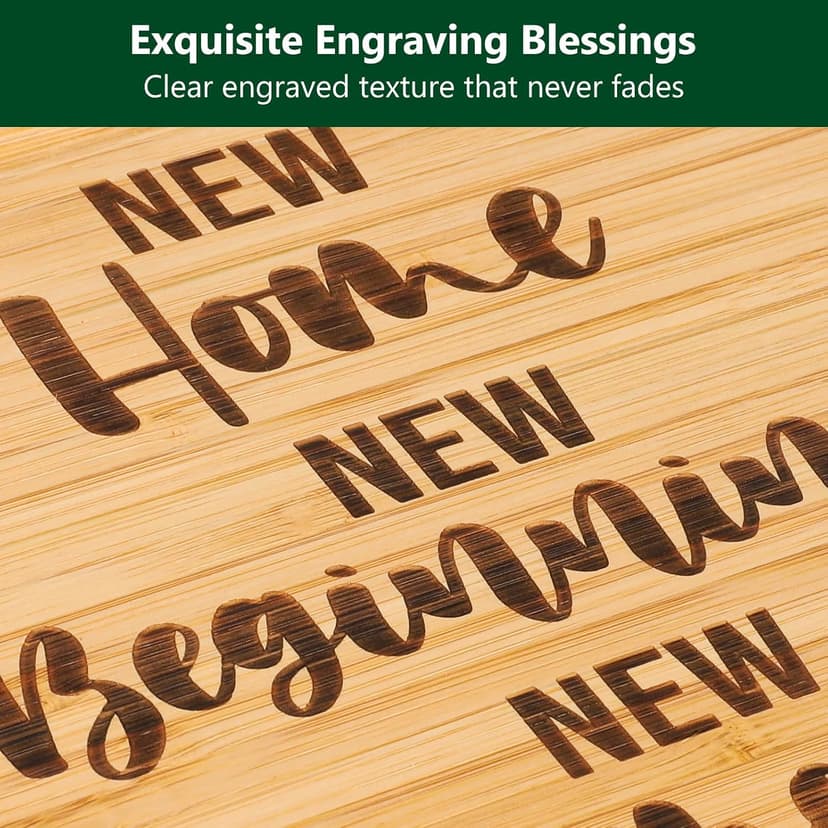 New Beginnings Gifts for Women Men Couple New Homeowner Closing New Apartment Essentials New Memories House Warming Gift New Home 2026,Engraved Cutting Board New Home Gift Ideas B0DS43P1D8