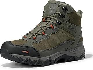 NORTIV 8 Men's Waterproof Hiking Boots Outdoor Mid Trekking Lightweight Mountaineering Shoes Paladin
