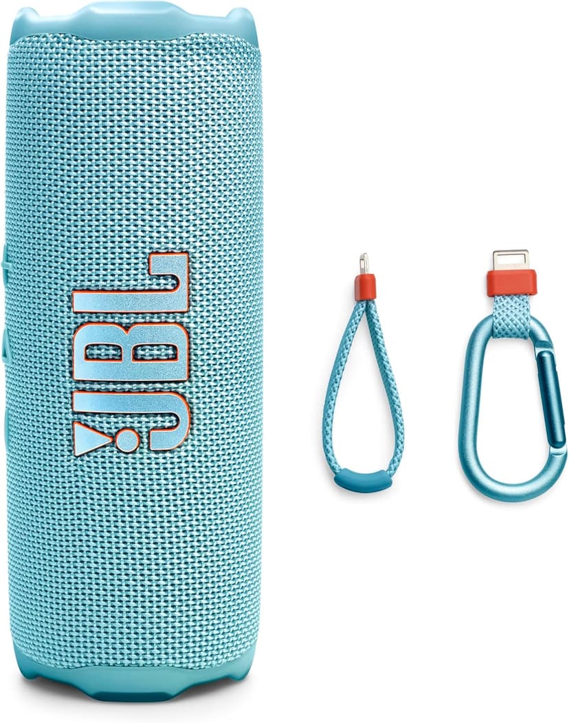 JBL Flip 7 - Portable Waterproof and Drop-Proof Speaker, Bold JBL Pro Sound with AI Sound Boost, 16Hrs of Playtime, and PushLock System with Interchangeable Accessories (Teal)