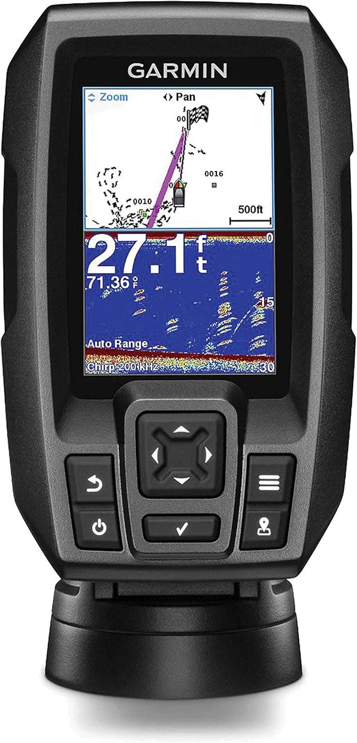 Garmin 010-01550-00 Striker 4 with Transducer, 3.5" GPS Fishfinder with Chirp