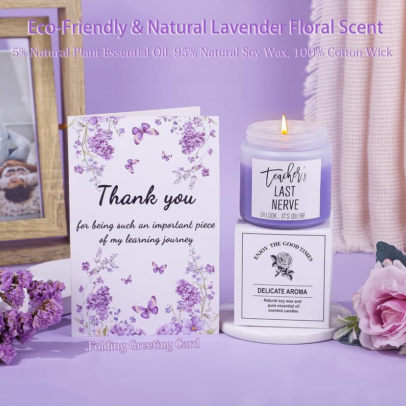 Teacher Gifts for Women, Thank You End of Year Appreciation Gifts for Teachers from Student Set of 9