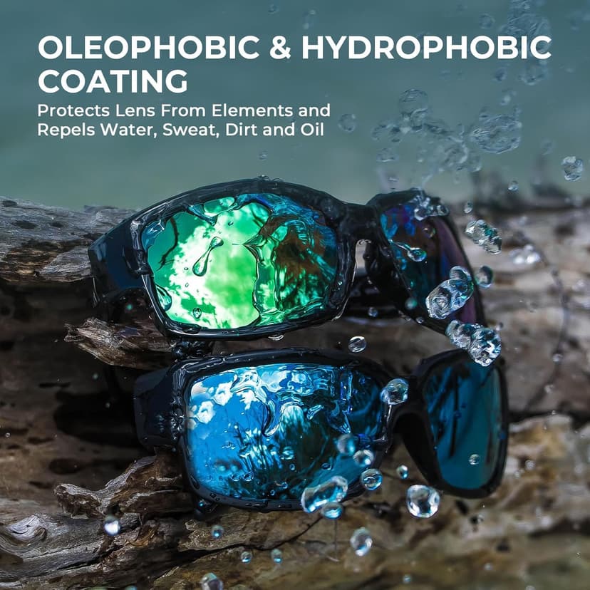 KastKing Skidaway Polarized Sport Sunglasses for Men and Women,Ideal for Driving Fishing Cycling and Running,UV Protection