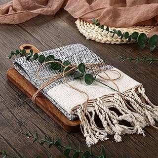 Hostess Gifts Set for Women Housewarming Gifts Include Cutting Board Cotton Turkish Hand Towel Eucalyptus Stem and Hemp Rope for Kitchen Wedding Party New Home Housewarming