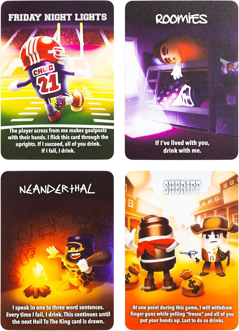 Lost Boy Entertainment King’s Cup Extreme - Party Games - Card Games for Adults - Date Night - Couples Games - Travel Games - Laugh Out Loud - TikTok Viral
