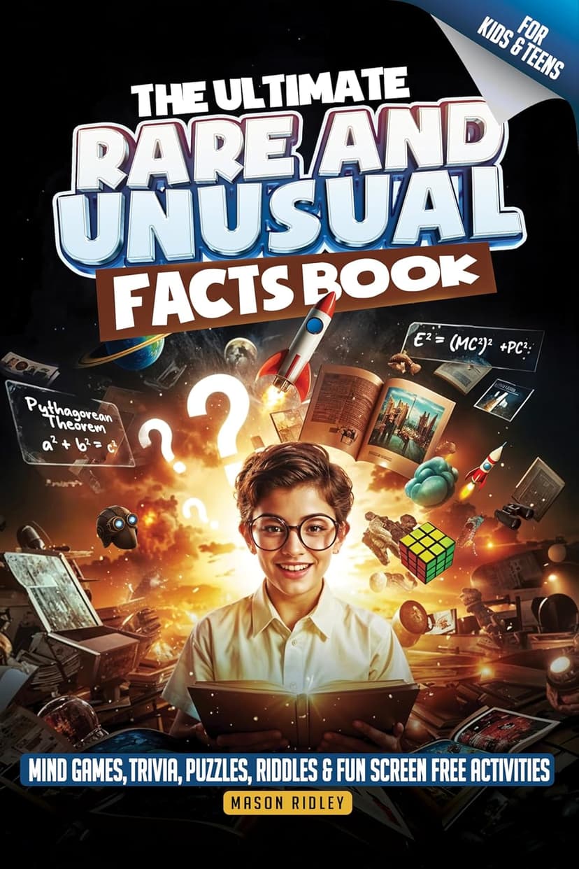 The Ultimate Rare & Unusual Facts Book: Knowledge for Smart, Intelligent & Curious Kids and Teens - Mind Games, Trivia, Puzzles, Riddles and Fun Screen Free Activities (Educational Gift)