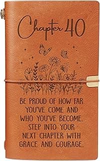 40th Birthday Decorations for Women, 1986 40 Year Old Bday Gift for Friend, Sister, Wife, Mom, Turning 40 Notebook Present BeneCharm 40th Birthday Gifts Women, Chapter 40 Journal Gift for Her B0FY2F2K8G