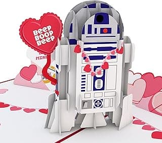 Lovepop Valentines Day Card for Her, Him - 3D Star Wars Greeting Pop-Up Cards - YouR2 Cute - 5" x 7" - Blank Notecard & Envelope Included