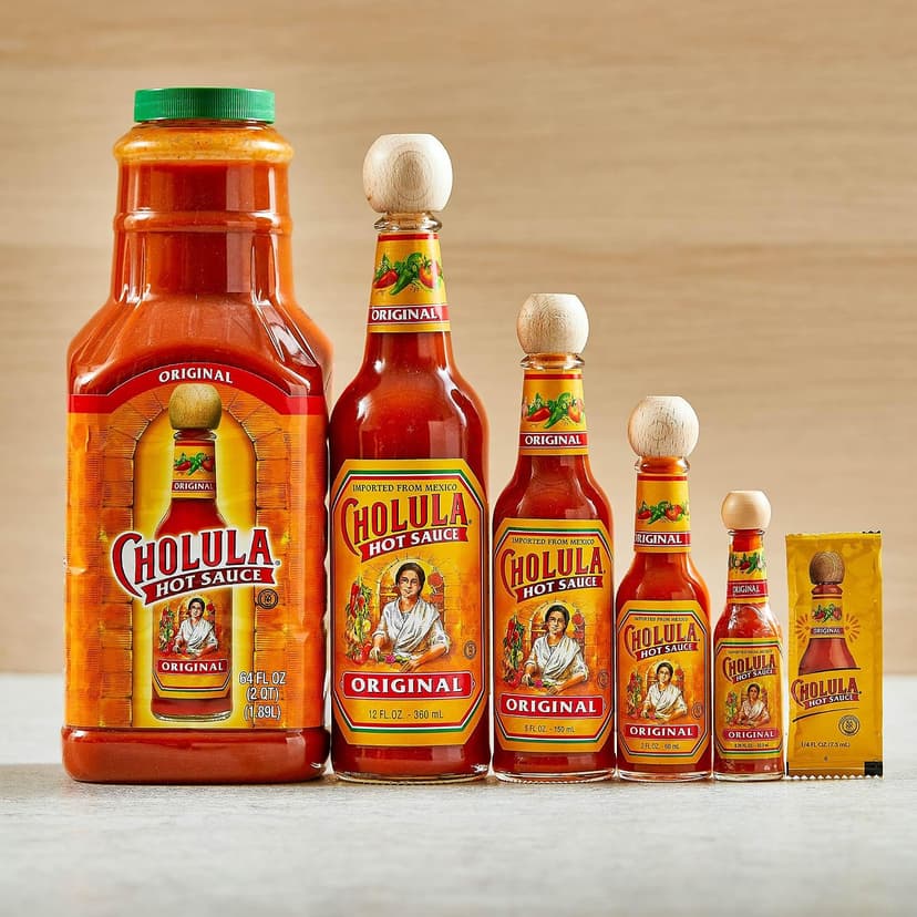 Cholula Original Hot Sauce Packets, 200 count - One 200 Count Individual Hot Sauce Packets with Mexican Peppers and Signature Spice Blend, Perfect Single-Serve Size for Delivery and Takeout B01DQ7F42C