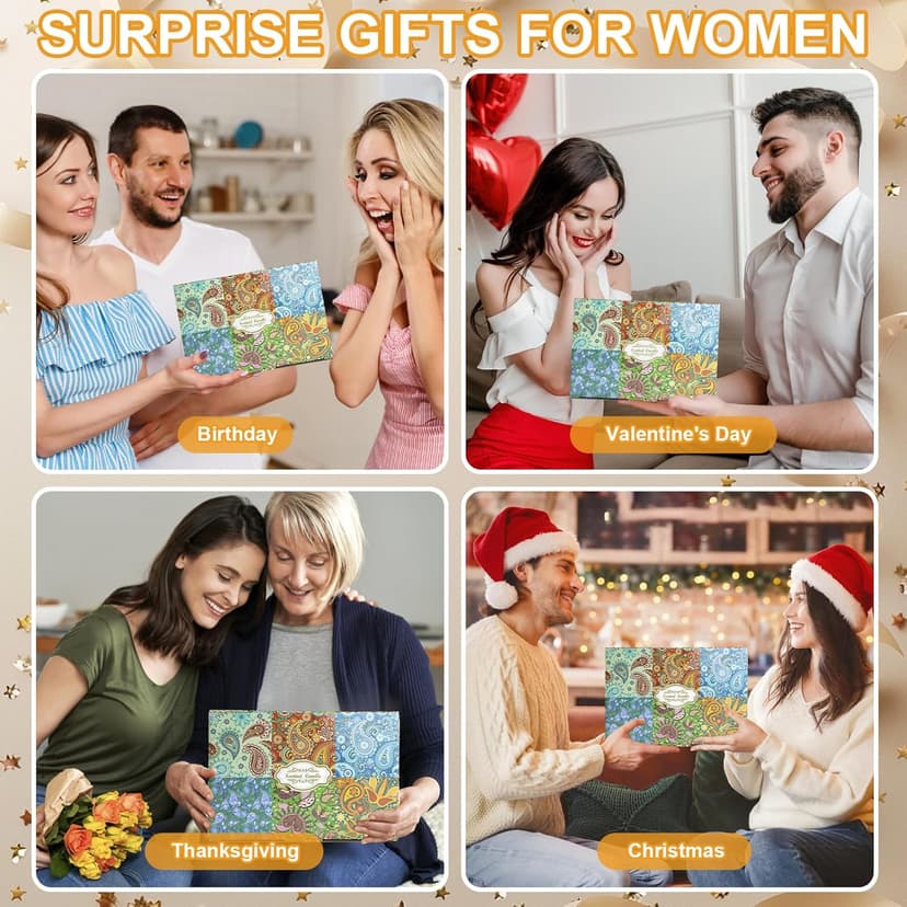 Scented Candles Gifts for Women, 12 Pack Natural Soy Candles for Home Scented, Aromatherapy Candle Set Gift for Women, Men, Friends Birthday, Anniversary