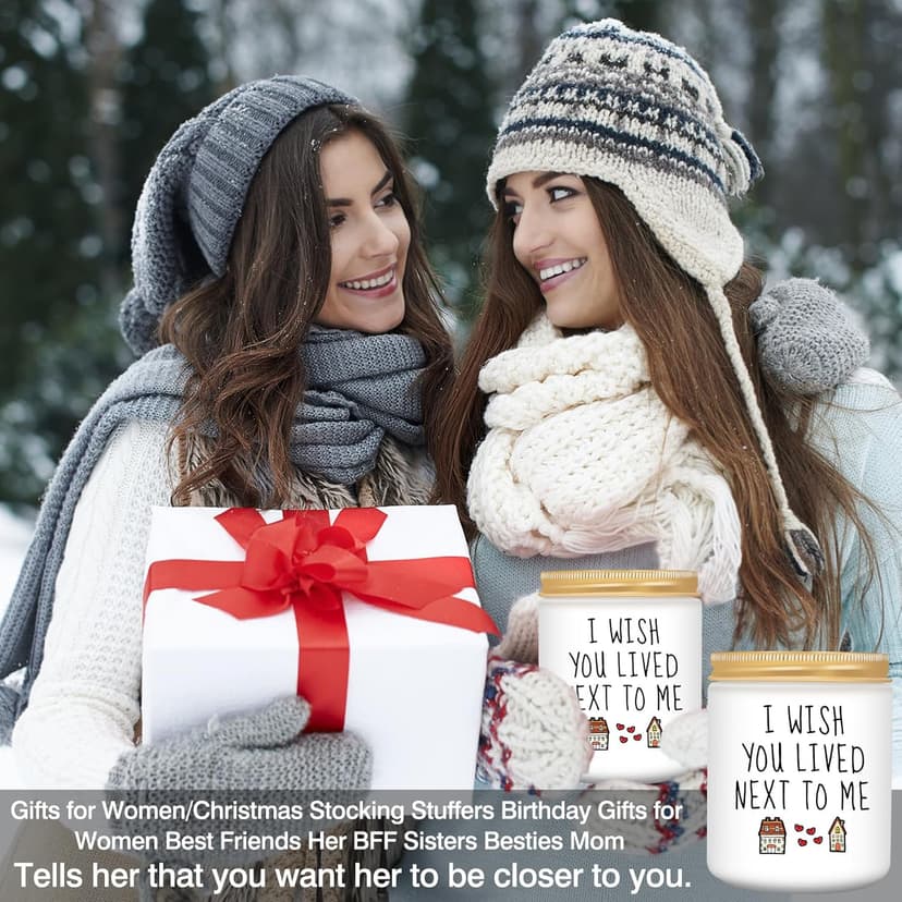 Homsolver Gifts for Women, Birthday Gifts for Women, Unique Friendship Gift for Best Friend Birthday, Her, BFF, Sisters, Besties, Mom - Funny Lavender Scented Candles