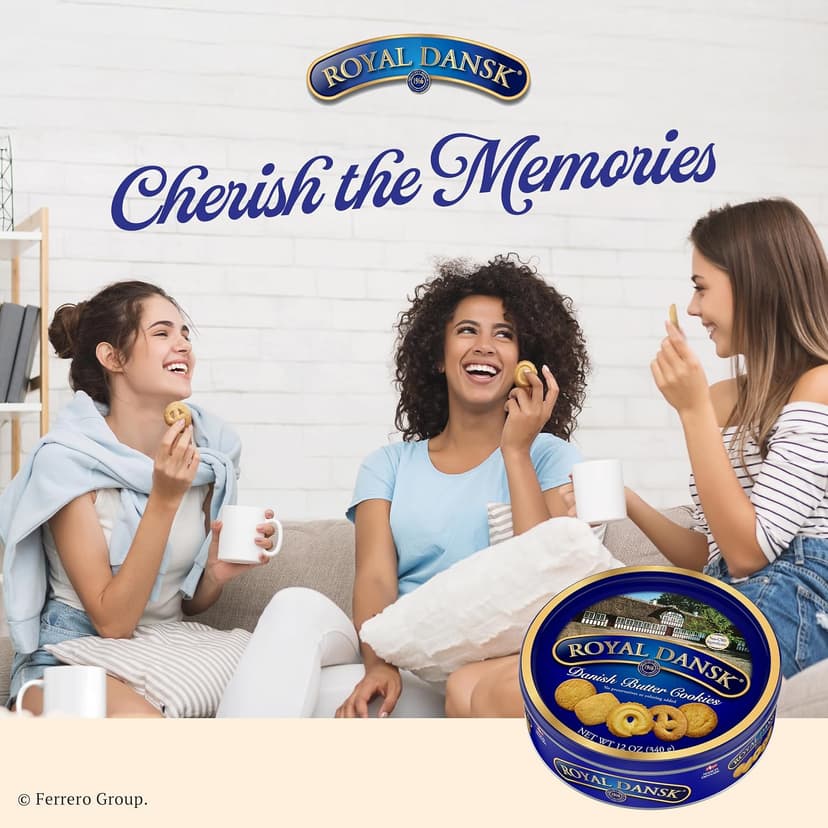 Royal Dansk Danish Cookie Selection, No Preservatives or Coloring Added, 12 Oz. (Pack of 1)
